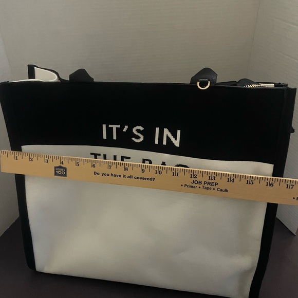 Kate spade x target colorblock knit Black/White Tote Bag BNWT - Picture 6 of 8